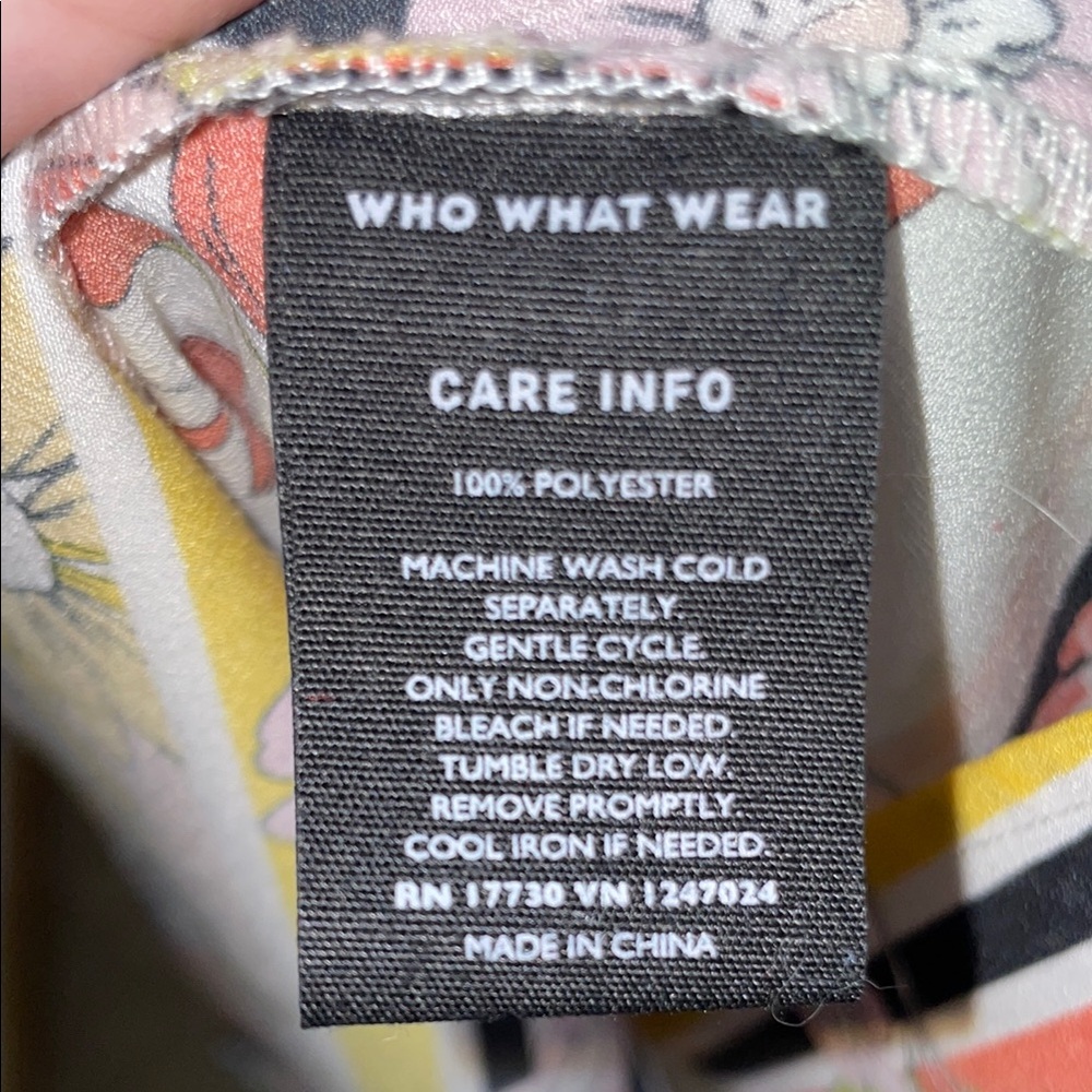 Who What Wear Multicolor Dress - Picture 5 of 6